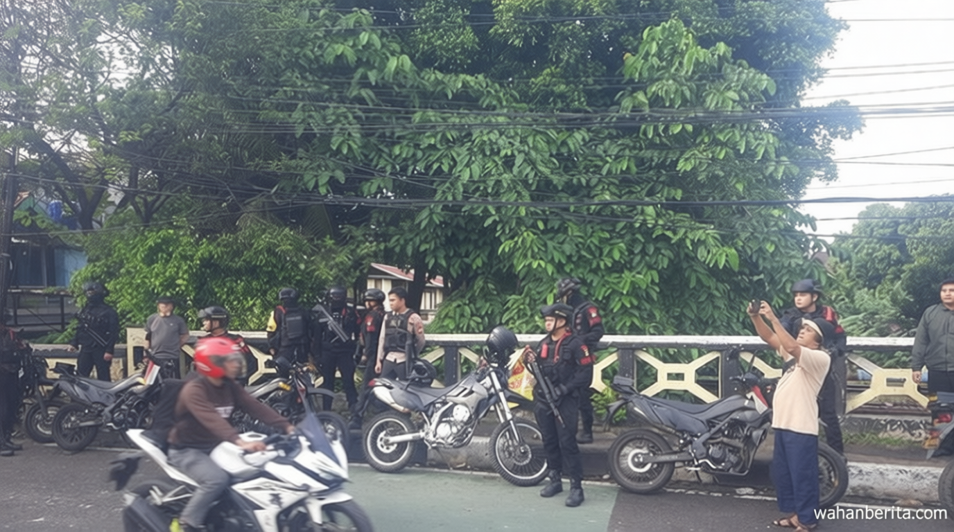 Tawuran Dekat Stasiun Klender Dibubarkan – Petasan hingga Busur Disita