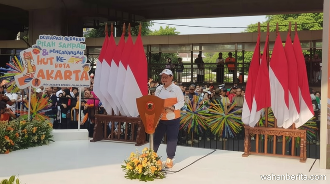 Pencanangan HUT Ke-499 Jakarta, Pramono Targetkan Posisi Top 50 Kota Global