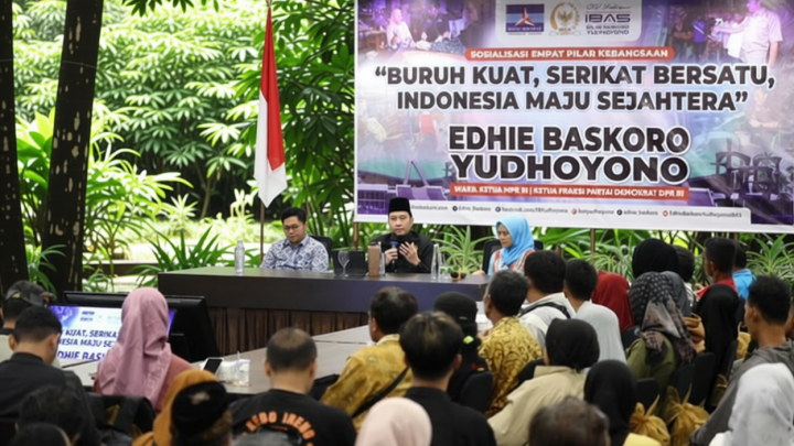 Key Strategy: Dengarkan Aspirasi Buruh-Ojol, Ibas Kawal Perlindungan dan Kesejahteraan Sosial