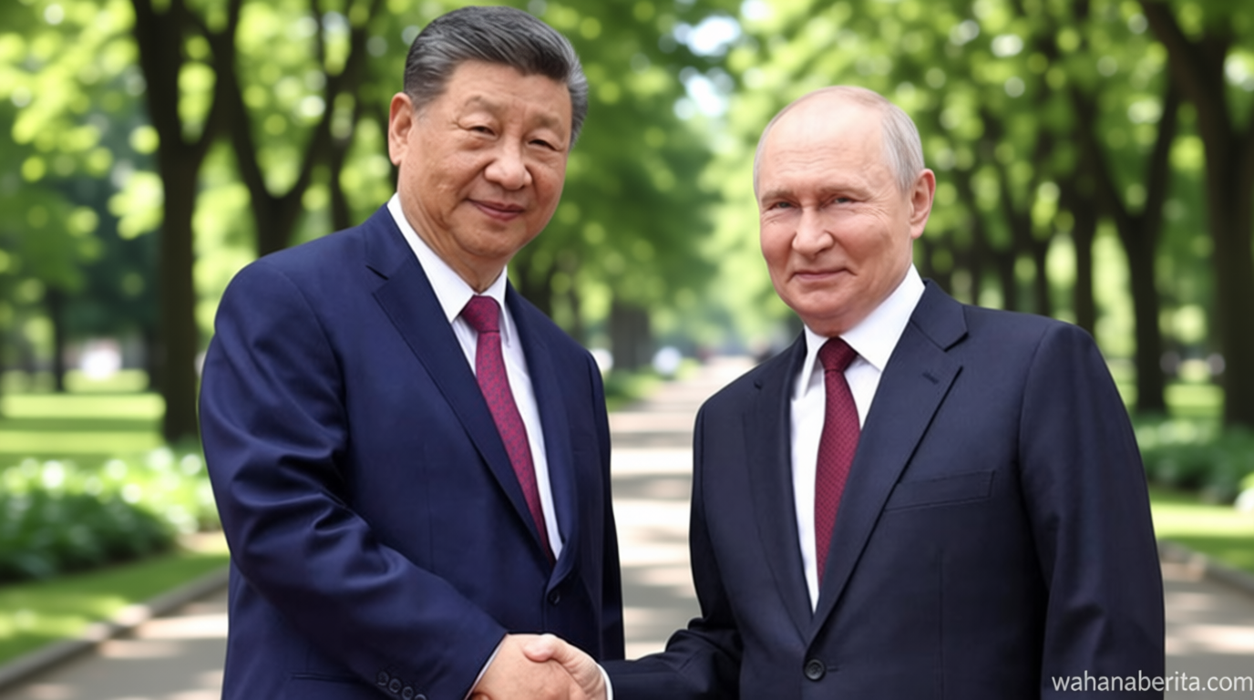 Main Agenda: Xi Jinping-Putin Saling Puji Hubungan Kedua Negara