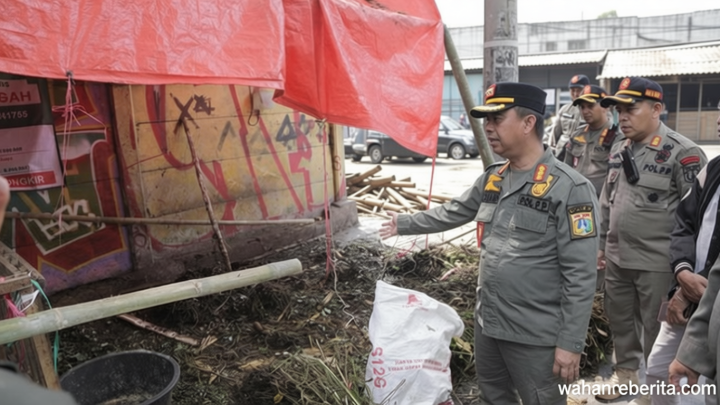 Important News: Satpol PP Tertibkan 5 Lapak Pedagang Hewan Kurban di Trotoar Jakpus