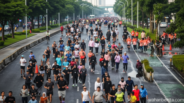 Satpol PP Tegaskan Pedagang Dilarang Jualan di CFD Sudirman-Thamrin