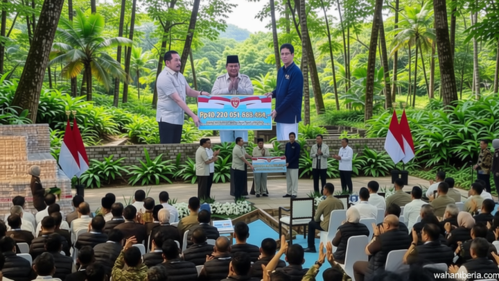 Important Visit: Prabowo Senang Hadiri Acara Penyerahan Duit Sitaan ke Kas Negara
