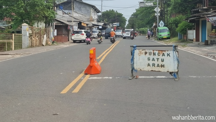 Wisatawan Diprediksi Meningkat – One Way Arah Puncak Diterapkan Besok Pagi