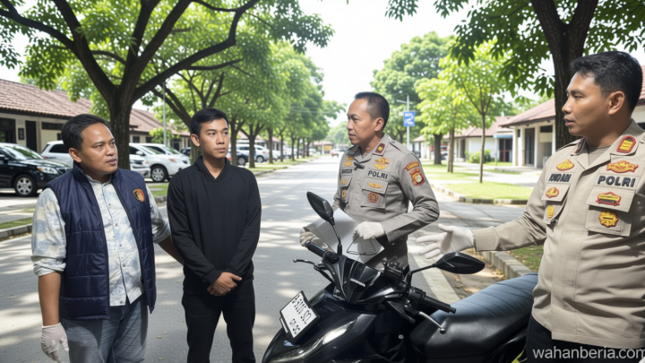 Warga Jaksel Berterima Kasih ke Polisi – Motor Hilang Dicuri Kembali Lagi
