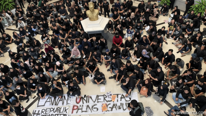 Desak Pengusutan Kasus Kekerasan Seksual – Mahasiswa UPN Jogja Geruduk Rektorat