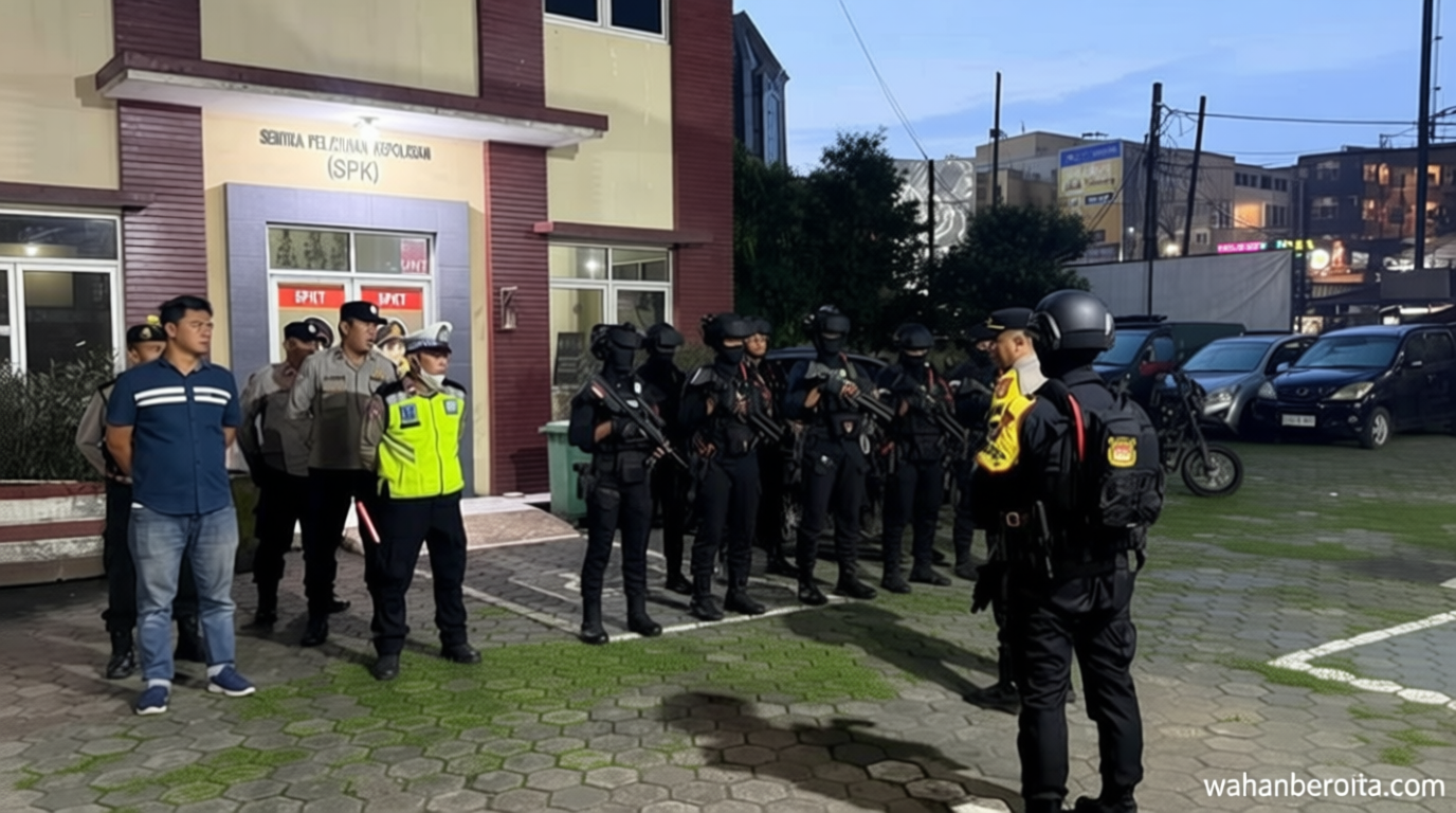 Historic Moment: Polisi Amankan 4 Remaja Lagi Minum Miras di Pinggir Jalan Tangsel