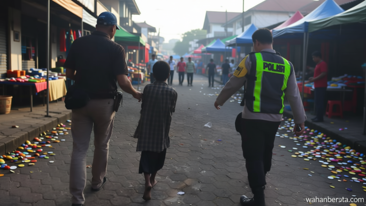 New Policy: Polda Sumsel Tertibkan Sejumlah Anak Jalanan Ngelem di Jembatan Ampera
