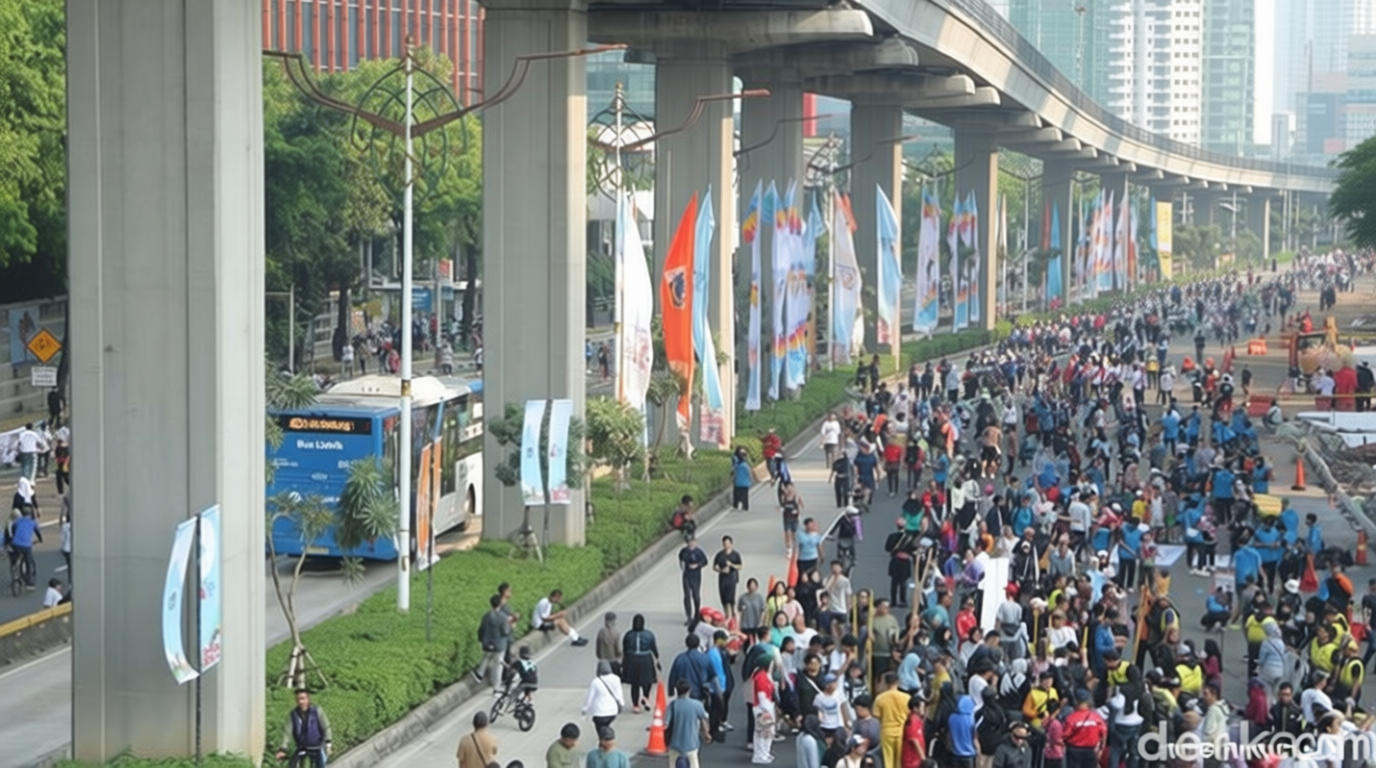 Pengumuman! Tidak Ada CFD di Jalan Rasuna Said Minggu Pagi Ini