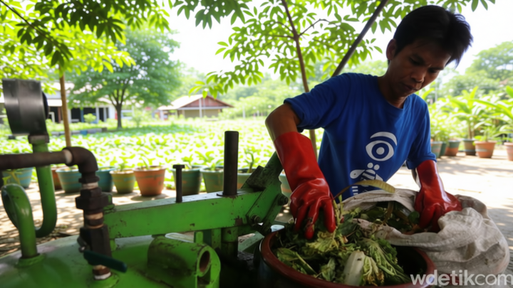 Begini Sampah Sayur Diubah Jadi Pupuk Organik