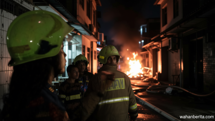 Kebakaran di Tambora Jakbar Padam – Sumber Api Sama dengan TKP Sebelumnya