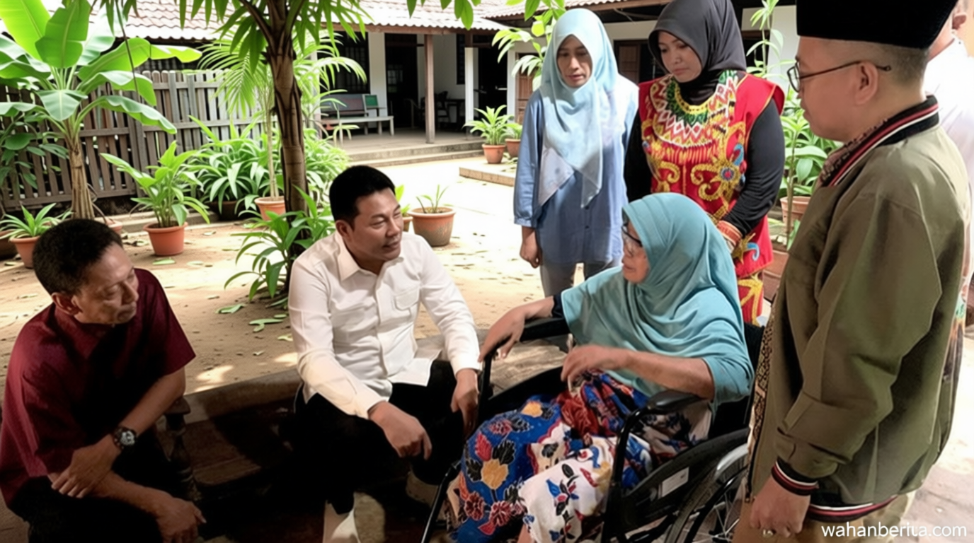 Spirit Pemkab Sidoarjo Hadir untuk Warga Lewat Bantuan Kursi Roda
