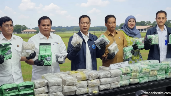 Latest Update: BNN Ungkap Jaringan 29 Kg Sabu Aceh-Bogor yang Libatkan Oknum TNI