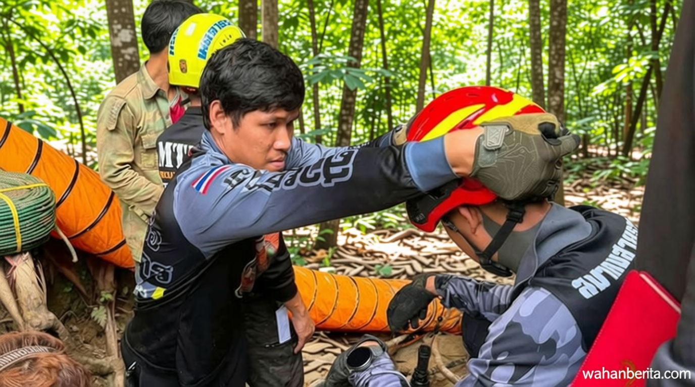 Kisah Penyelamatan 5 Orang Terjebak Sepekan di Gua Terendam Banjir