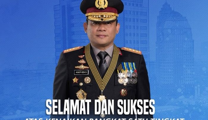 Kapolda Metro Asep Edi Suheri Kini Naik Pangkat Bintang 3