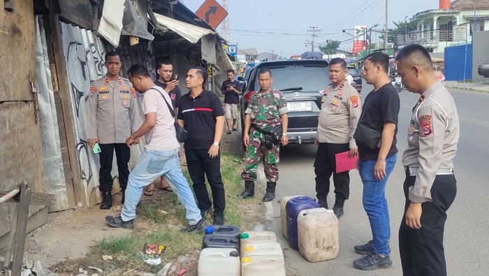 Polres Serang Razia Miras di Kibin – 635 Liter Tuak Disita