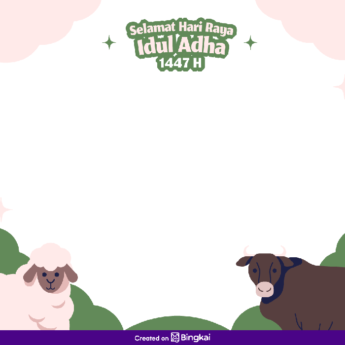 Sambut Hari Raya Idul Adha 1447 H – Rayakan dengan 10 Twibbon di Sini!