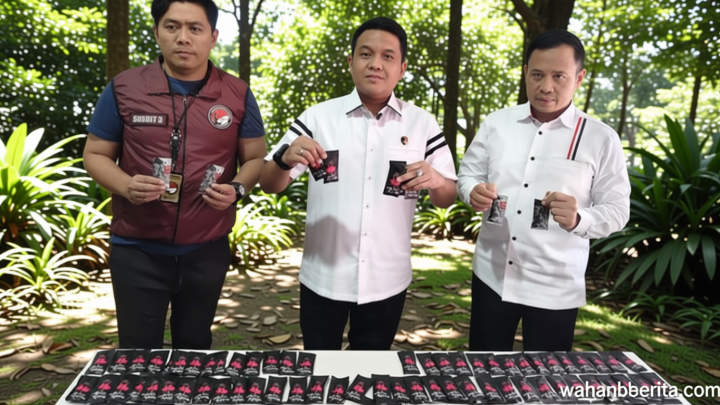 Polda Banten Gagalkan Peredaran Narkoba – 195 Cartridge Etomidate Disita