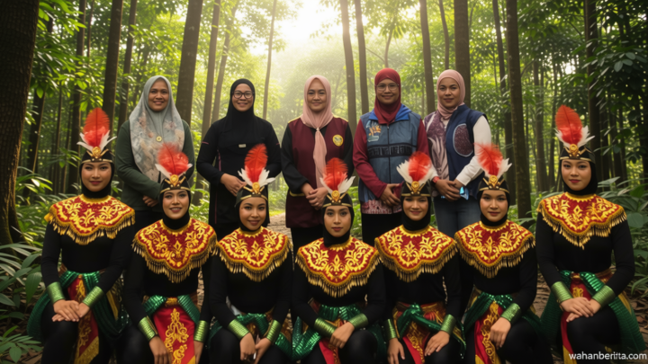 New Policy: Srikandi Green Policing Polda Riau Sabet Juara 1 Senam Kreasi Perwosi