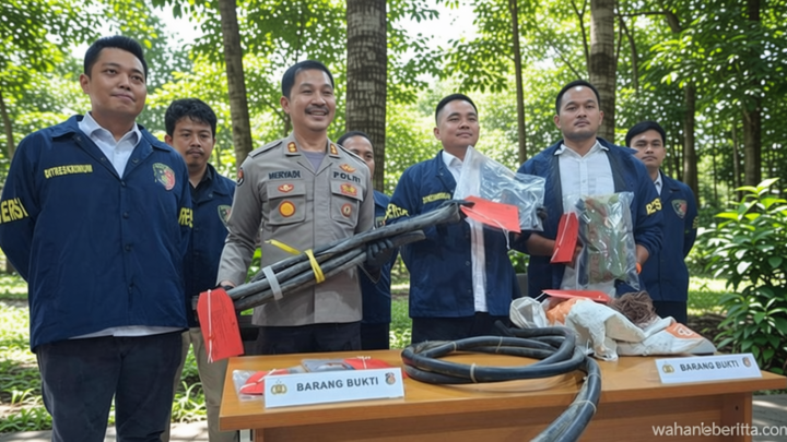 Terungkap Aksi Maling Kabel Sinyal KRL Green Line
