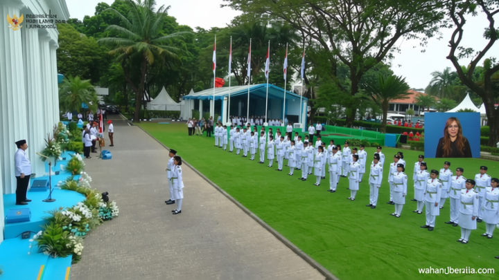 Kepala BPIP Pimpin Upacara Penurunan Bendera Merah Putih di Hari Lahir Pancasila
