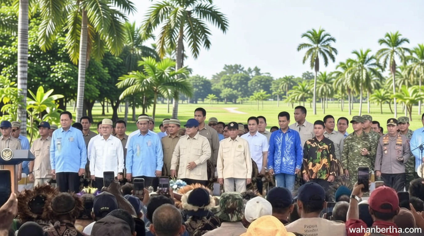 Petani-Nelayan Antusias Sambut Kedatangan Prabowo di Penas XVII Gorontalo