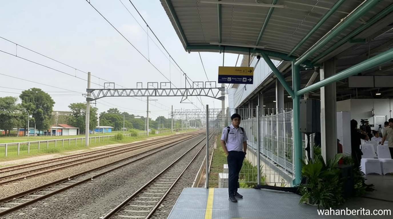 Historic Moment: Stasiun KRL JIS Resmi Beroperasi Hari Ini