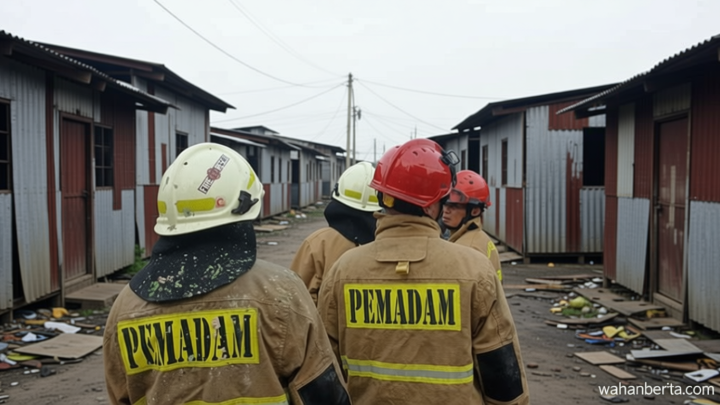 Historic Moment: Kebakaran di Dekat Jalur Rel Tanah Abang, 1 Orang Meninggal-5 Terluka