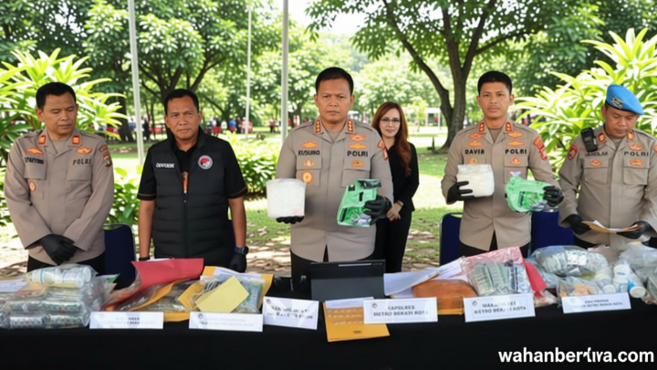 Special Plan: Sindikat Sabu Jaringan Sumatera-Jawa-Bali Dibongkar, 5 Tersangka Diringkus