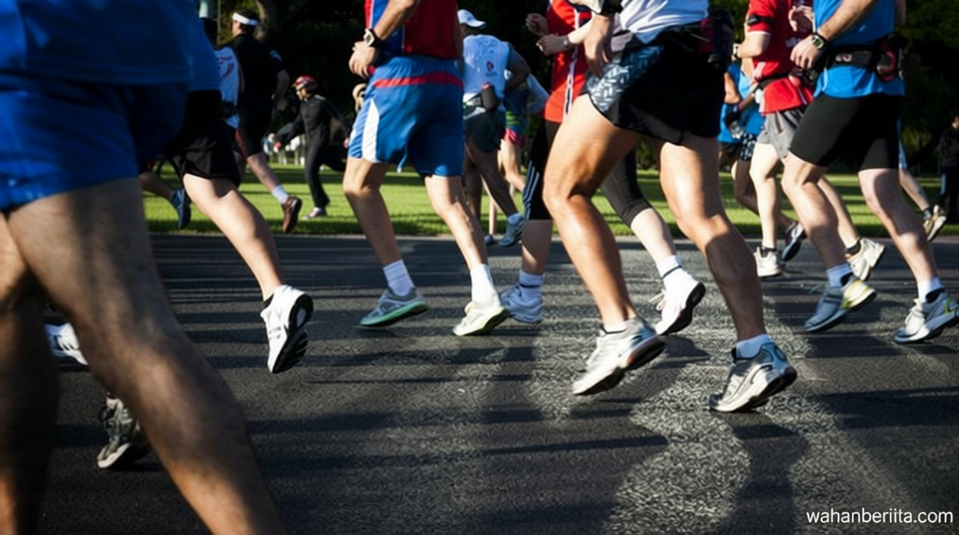 Korem Sebut Bib Ajudan Danrem yang Viral Terlepas Saat Jogja Marathon