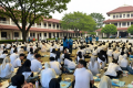 Historic Moment: Universitas Trilogi Gelar Pemecahan Rekor MURI Bikin Sketsa Soeharto Terbanyak