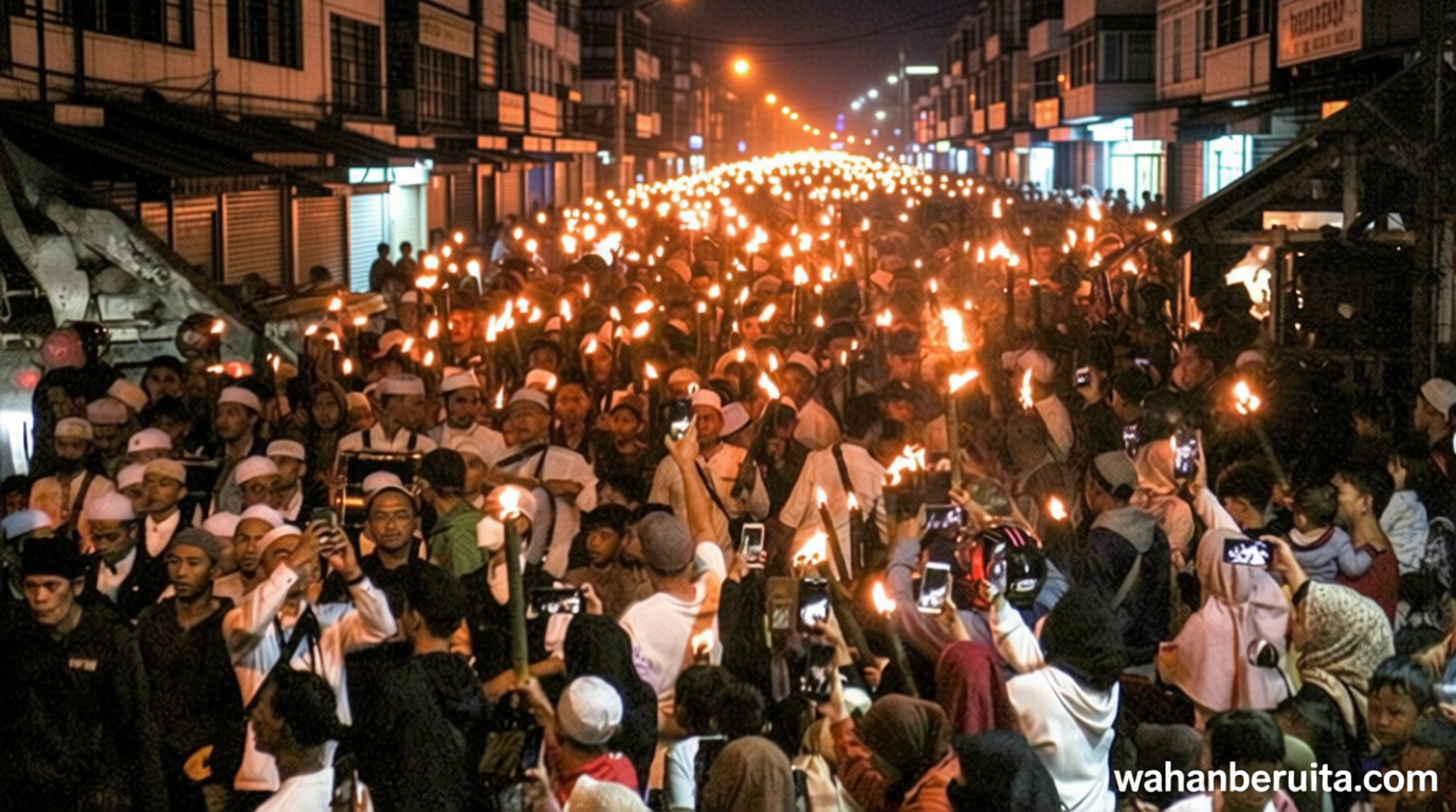Ada Pawai Obor 1 Muharam, Hindari Jalur Puncak Bogor Malam Ini