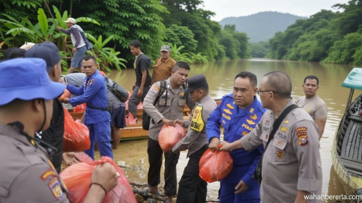 New Policy: Misi Kemanusiaan Eskpedisi JALUR Polda Riau Tembus Pelosok Bagikan Bansos