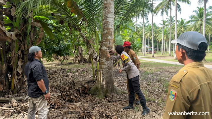 Petani di Lampung Dibuat Panik gegara Beruang Masuk Kebun