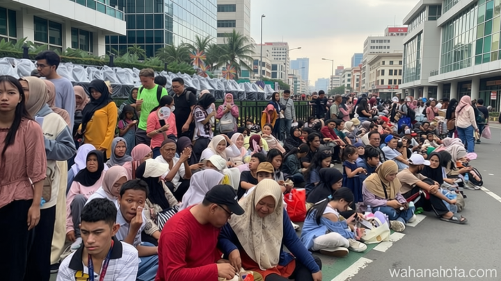 What Happened During: Warga Mulai Padati Bundaran HI Jelang Puncak Perayaan HUT Ke-499 Jakarta