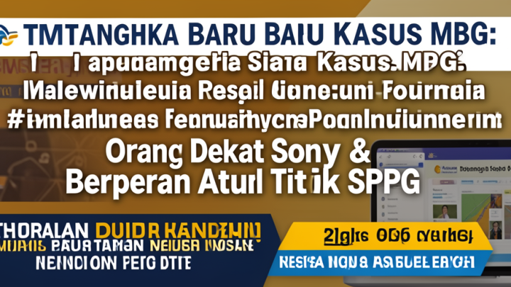 Meeting Results: Tersangka Baru Kasus MBG: Orang Dekat Sony & Berperan Atur Titik SPPG