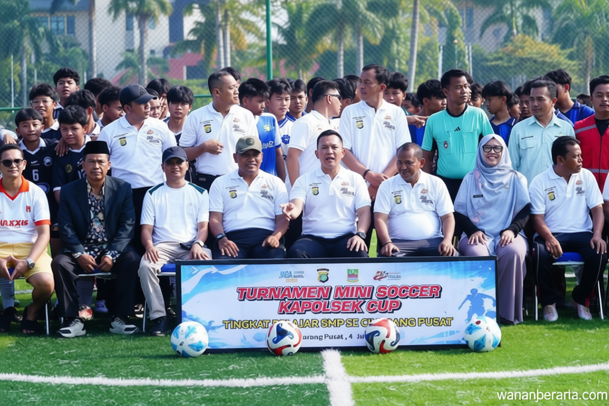 Historic Moment: HUT Bhayangkara ke-80, Polsek Cikarang Pusat Gelar Mini Soccer Cup Pelajar