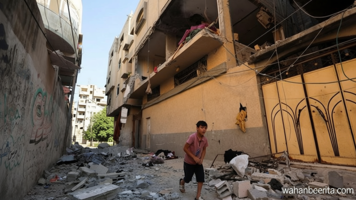 Serangan Udara Israel Hantam Rumah di Gaza, 6 Orang Sekeluarga Tewas