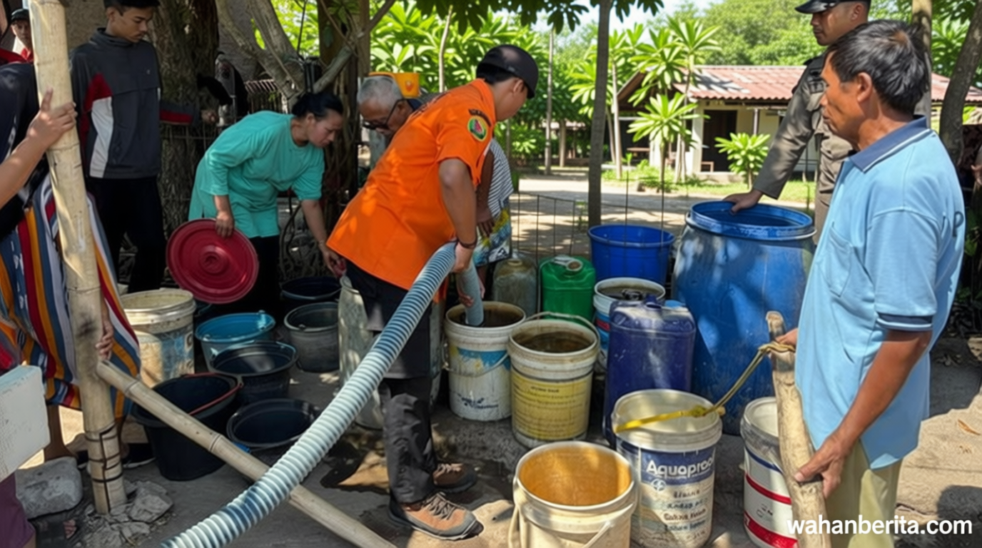 Sejumlah Wilayah di Kabupaten Bandung Krisis Air Bersih Akibat Kemarau