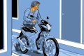 Papasan dengan Polisi – 2 Maling Motor di Tangsel Langsung Diringkus