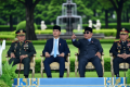 Momen Kebersamaan Kapolri dan Panglima TNI saat Upacara Praspa di Istana