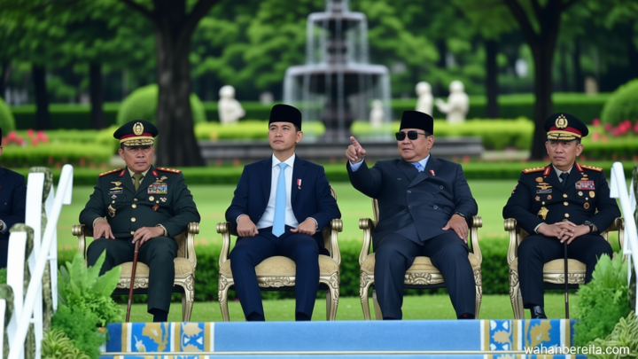 Momen Kebersamaan Kapolri dan Panglima TNI saat Upacara Praspa di Istana