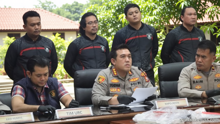 Polisi Tangkap Sindikat Curanmor Gasak 17 Motor di Tangerang hingga Serang