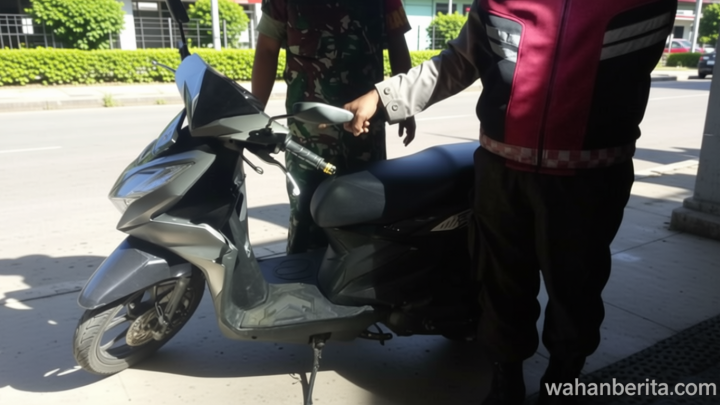 Historic Moment: Tinggalkan Motor di TKP Saat Beraksi, Pelaku Curanmor di Bekasi Ditangkap