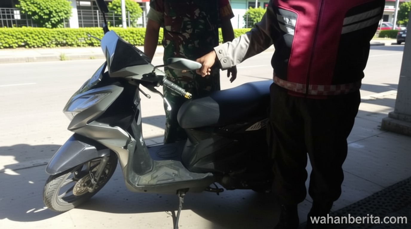 Historic Moment: Tinggalkan Motor di TKP Saat Beraksi, Pelaku Curanmor di Bekasi Ditangkap