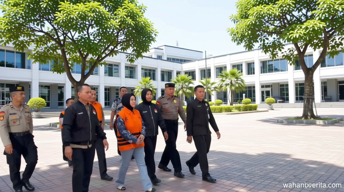 KPK Tahan Bupati Sukoharjo Etik Suryani