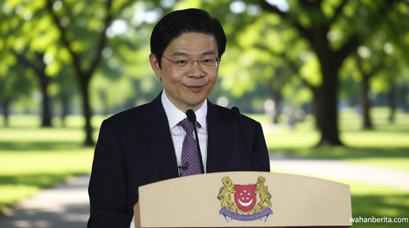 PM Singapura Lawrence Wong Tiba di Indonesia, Disambut Menlu Sugiono