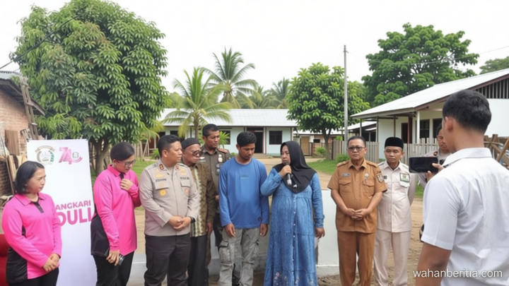 Latest Program: Polres Pelalawan Resmikan Bedah Rumah di Hari Bhayangkara ke-80