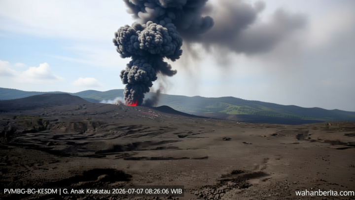Historic Moment: Anak Krakatau Siaga, BPBD Banten Pastikan Pantai Anyer-Carita Aman Dikunjungi