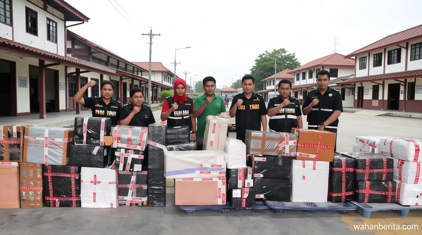 Bea-Cukai Bogor Sita 6 Juta Batang Rokok Ilegal Senilai Rp 9 M Selama Mei-Juni